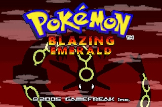 Pokemon - Blazing Emerald (Hack) — Title screen